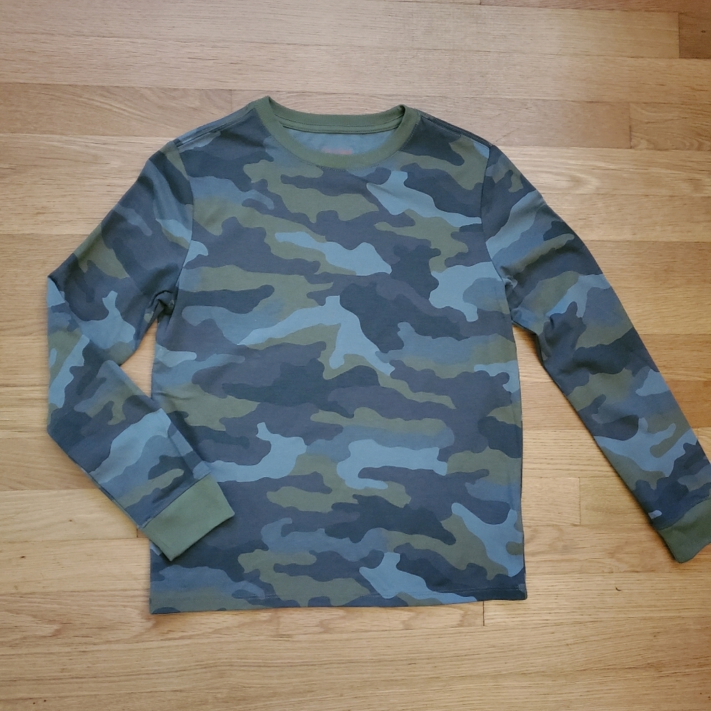 Cat and Jack long sleeve camouflage t-shirt